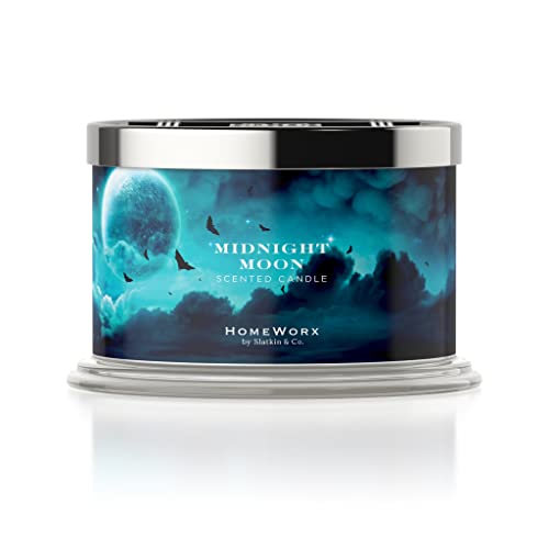 HomeWorx by Harry Slatkin 4 Wick Candle, 18 oz., Midnight Moon