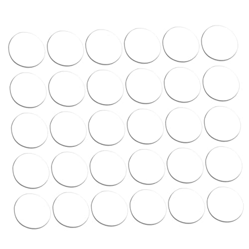 Happyyami 30Piezas Pastillas Antideslizantes Transparentes de Muebles Unidades Protección y Patas de Grosor Hogar y Oficina