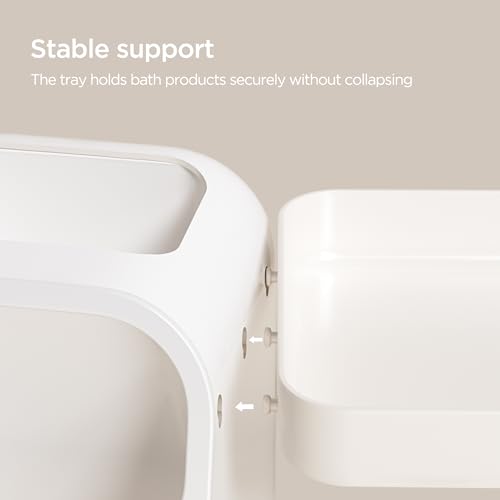 Image of HBlife Bathroom Organizers and Storage with Brush Holder for Vanity, 3 Tier Plastic Makeup Organizer for Dresser Counter, Skincare, Lipstick, Perfume, and Cosmetic Storage