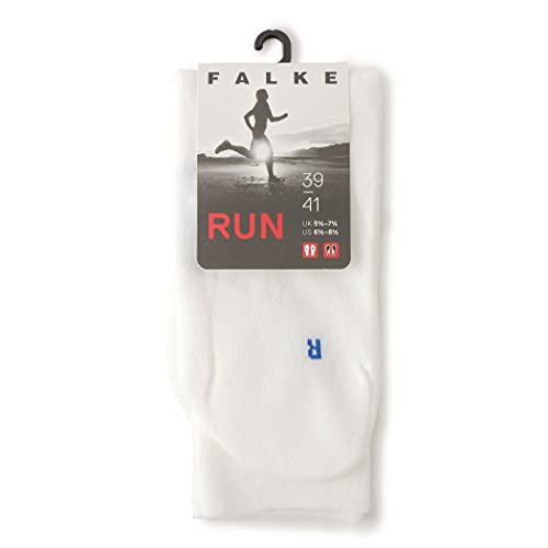 Image of Falke, Unisex, Cotton Run Socks, White, EU 39-41 (US Men's 6.5-8.5, Women's 8-9.5)