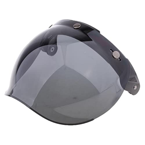 3 Snap Flip Up Visor, Face Shield Lens for Open Face Motorcycle Helmets, UV Protection, Scratch Resistant