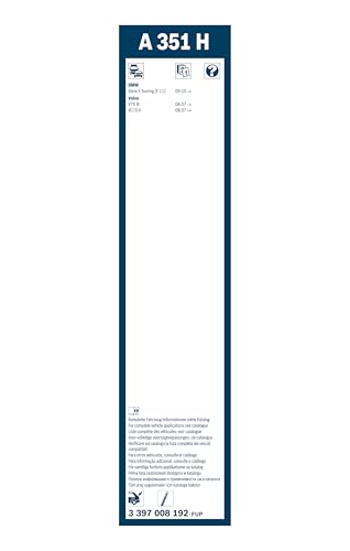 Image of Bosch Rear Wiper Blade A351H /3397008192 Original Equipment Replacement- 14 inch (Pack of 1)
