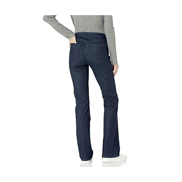 Amazon Essentials Women's Mid-Rise Slim Bootcut Jean, Rinsed, 16 Long