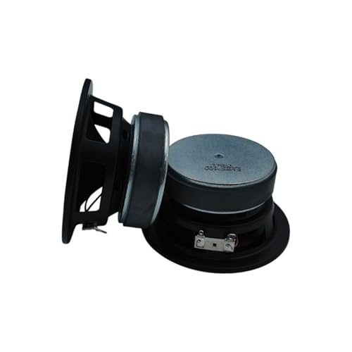 Jazuaiao Altavoz de rango completo de 4 pulgadas, 25 W, 4 ohmios, diseño impermeable para instalaciones auditivas marinas y de baño, conductor auditivo al aire libre