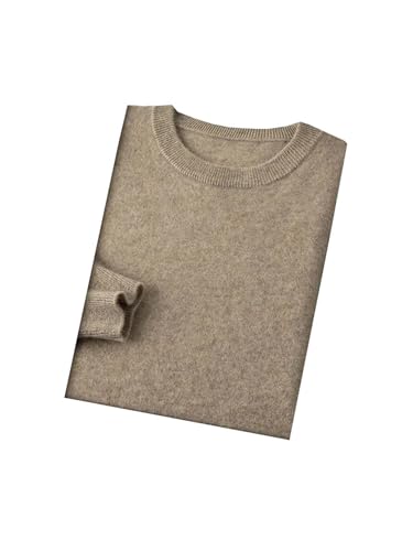 Men Crew Neck 100 Percent Cashmere Sweaters Jumper Lightweight Long Sleeves Comfy Knitted Pullover