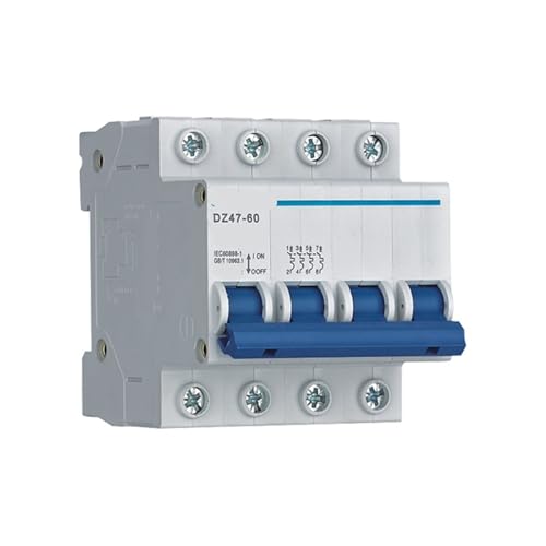 Disjoncteur miniature DZ47 4P D2 haute sensibilité contre les surcharges réseau
