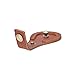 TOURBON Hunting Shooting Brown Leather Toe Protector Pad Gun Barrel Rest (Light Brown)