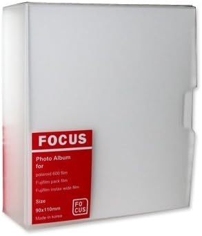 Wide Instax Camera Films Mini Photo Book Album for Fuji Instax Wide 210,Wide 300,Polaroid 600, Polaroid PX70, Polaroid PX 680, Polaroid PX 600, Polaroid PX100,FP100C,FP 3000B Films - Focus