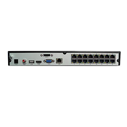 Image of DS-7616NI-Q2 /16P H.265 16 Channel PoE 4K 8MP Network Video Recorder NVR, Plug & Play, International Original English Version, Hard Drive Not Included