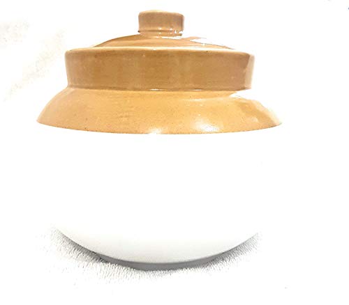Ceramic cearmic pickle set lota shape 500ml, Brown