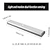 Otinlai Under Cabinet Lights,10 LED Motion Sensor Lights, Night Light,Led Battery Lights,Motion Led Light Bar, USB Rechargeable Magnet LED Lights Stick on Anywhere (Silver White 3 Pack)