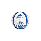 No es necesario inflarlo Adidas GU0244 STARLANCER Mini Balón, Unisex-Youth, Blanco/AZUREA (Blanco), Talla Única