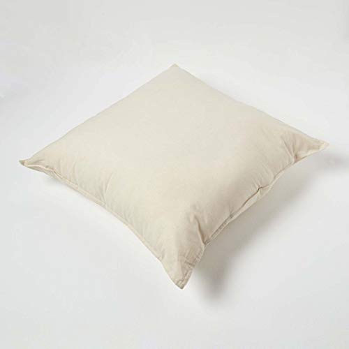 Homescapes - Organic Cotton Cushion Pad - 24 x 24