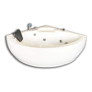 Nieuw bubbelbad Dubai Model voor 2 personen meet 135 x 135cm wit badkuip