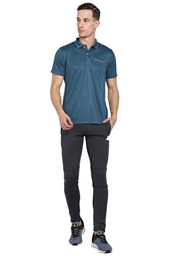 Image of OFF LIMITS Men CORE Polo Seaport Blue Polo T Shirt