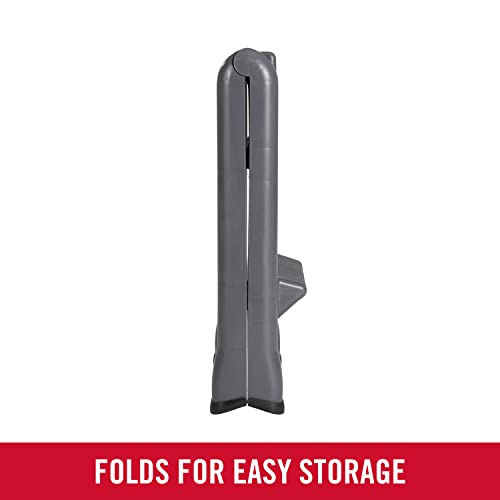 Rubbermaid Two-Step Folding Foot Stool, 14-Inch High, Gray, 300-Pound Capacity, Small Step Stool For Adults/Kids For Use In Library/Kitchen/Bathroom/Garage/Closet #TOP5