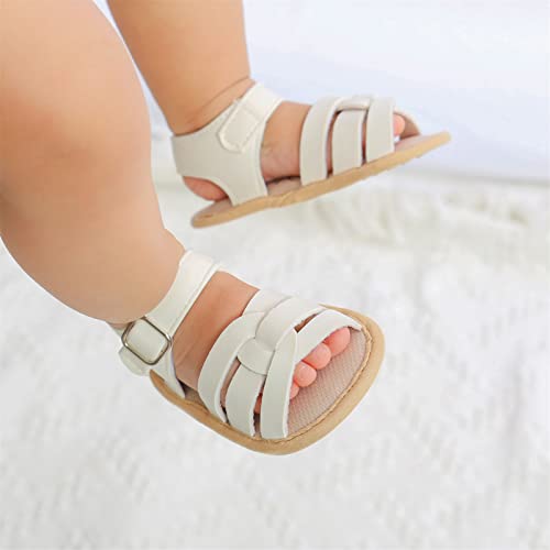 Image of RVROVIC Baby Boys Girls Sandals Premium Soft Anti-Slip Rubber Sole Infant Summer Outdoor Shoes Toddler First Walkers