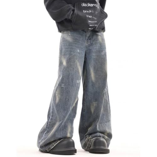 Y2k Hip Hop Pants Vintage Baggy Jeans Men Skater Streetwear Jeans Aesthetic Oversized Pants3