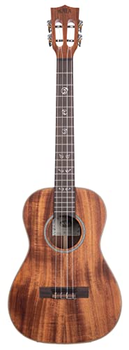 Kala All Solid Acacia Ukulélé Baritone avec étui (UC-B) - Les Beatles, Paul McCartney, John Lennon, RIngo Starr, George Harrison Kala All Solid Acacia Ukulélé Baritone avec étui (UC-B)