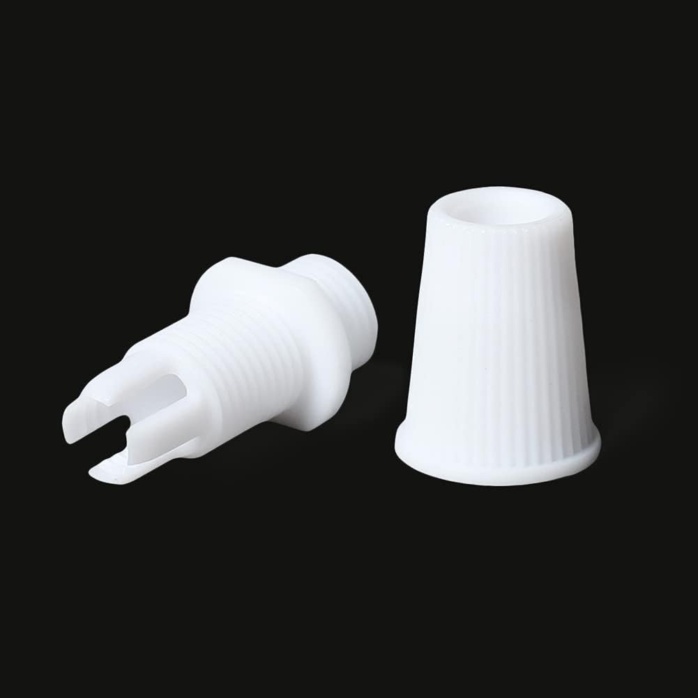 Plastic Strain Reliefs 50 Pairs for Pendant Lighting,PRUNLLA Cord Grips Cable Glands for Wiring,Ceiling Lighting,DIY-Retro (White)