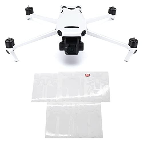 Image of WRAPGRADE Full Skin Stickers for DJI Mavic 3 / Mavic 3 Classic (RACING WHITE)