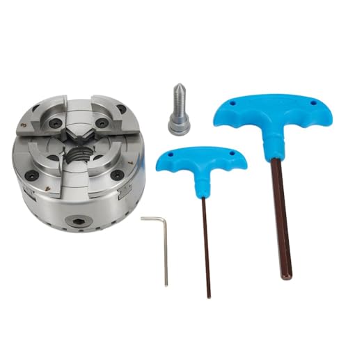 MonoSora Portabrocas de torno autocentrante de 4 pulgadas con rosca M33, llave de 2,5 mm, portabrocas de 96 mm OD