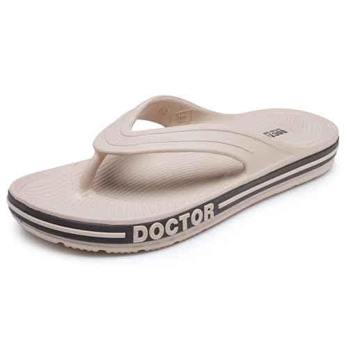 Image of DOCTOR EXTRA SOFT Men's Classic & Premium Casual Flip Flops with Soft Acupressure for Adult | Comfortable & LightWeight| Stylish & Anti-Skid |Waterproof Everyday Cushion Slippers for Gents /Boys D-553
