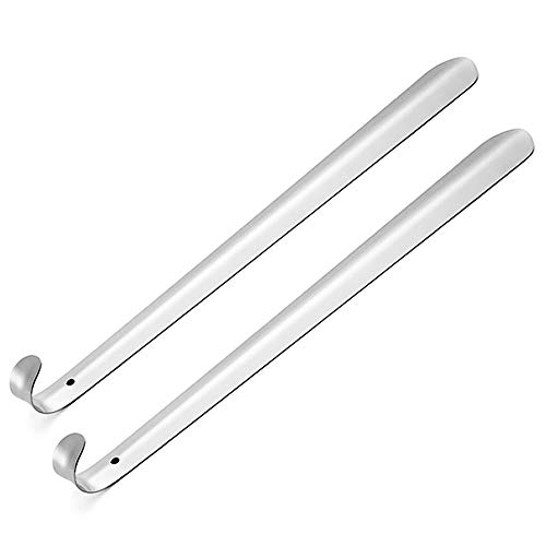 Lot de 2 chausse-pieds en acier inoxydable - Unisexe - Pour adulte - 72 cm Cover