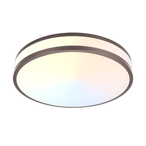 Kadision Flush Mount LED Ceiling Light, 13 inch 3000K/4000K/5000K Switchable, Dimmable LED Ceiling Lights for Bedroom, Living Room, Kitchen, 20W 120V ETL Listed