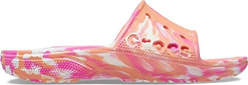 Crocs Unisex Men's and Women's Baya II Slide Sandals,Papaya/Multi,8 Women/6 Men | Image 5