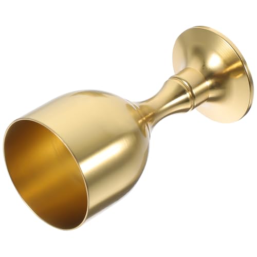 SEWACC Copa de Ofrenda Budista de Latón Grande 46g Cáliz Multifuncional para Decoración de Templo y Uso Ritual Vaso Metálico para Agua y Ceremonias Religiosas