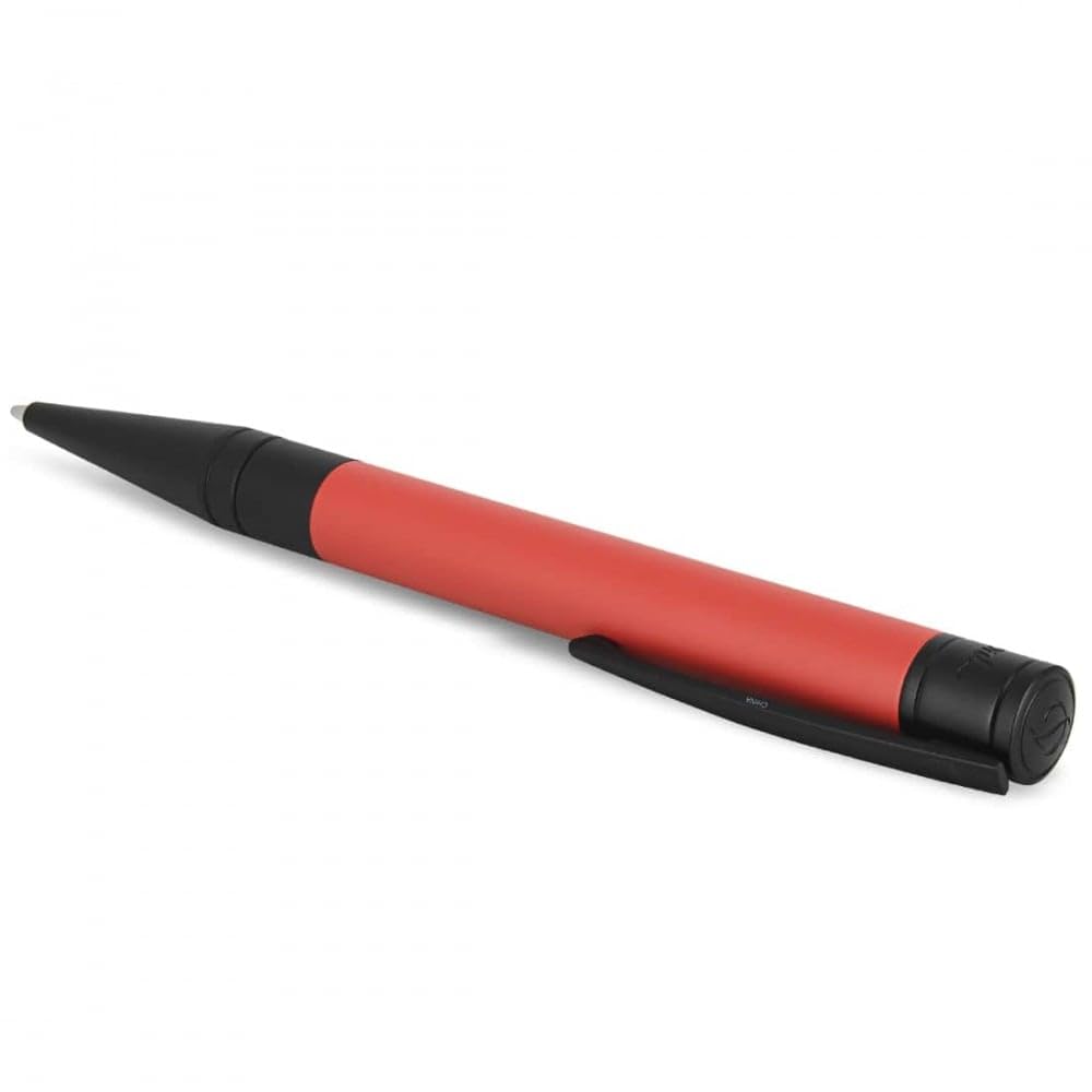 S.T.Dupont D Initial Black/Matt Red Penna a sfera