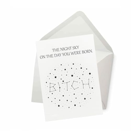PICTURE This Print The Night Sky on the Day You Were BoodAʔo[Xf[O[eBOJ[hAȎȐ̐AFB̐ӋCȐ萯p[AJ[hAt(5x7C`)