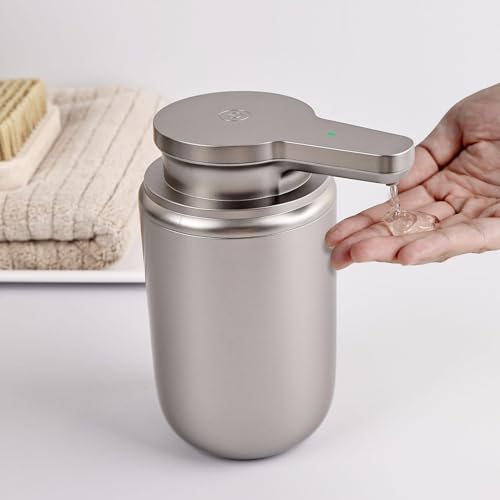 Distributeur automatique de savon liquide pour les mains, salle de bain, cuisine, pompe rechargeable sans contact, 300 ml