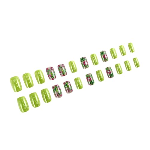 24個の短い虚偽の釘爪の光沢のある棒爪のプレスプレス