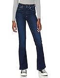 Reißverschluss und Knopf G-STAR RAW Womens 3301 Flare Skinny Jeans, Worn in Ultramarine C052-C236, 28W / 28L