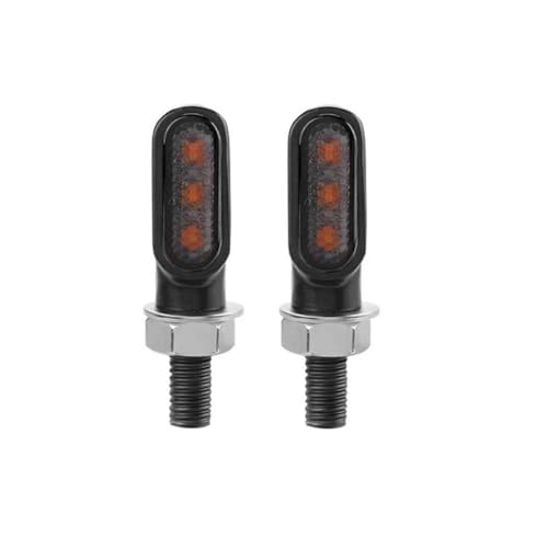 Clignotants LED 8mm 12V ambre moto CX-TSL3013A-BKSK momt