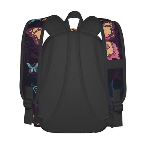 Travel Backpack for Women Men Color butterfly pattern Casual Daypack Large Capacity Nurse Bag4