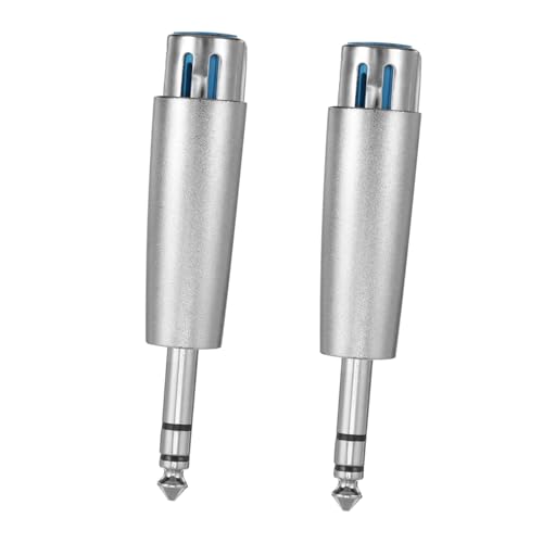 Tofficu 2pièces Adaptateur TRS vers XLR Femelle Broches Convertisseur Audio Mâle vers Femelle