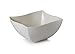 Fineline Settings Wavetrends Bone China-Like Square 8 oz. Serving Bowl 80 Pieces