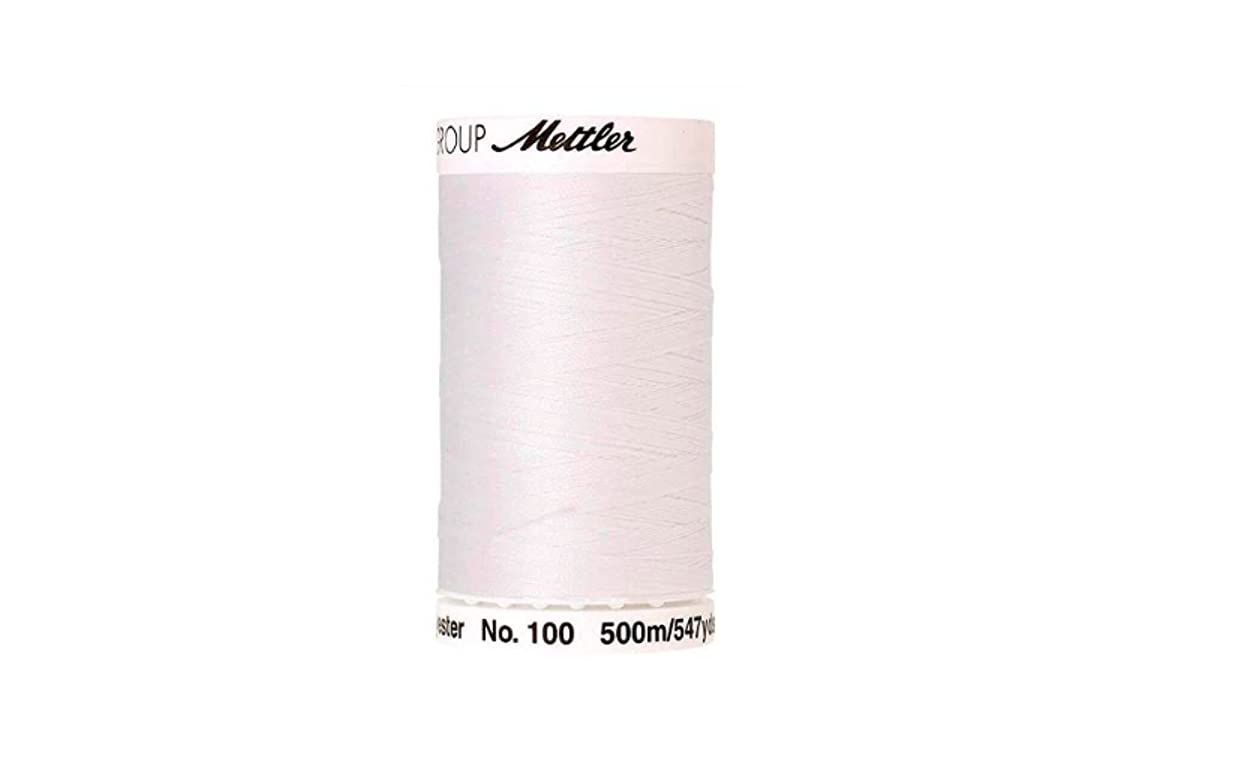 Fil à coudre polyester 2000 Blanc Amann A1679 pour machine et main