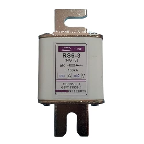 Fusible NGT3 630A tube carré raccordé par boulon à soufflage rapide RS6-3 pour armoire