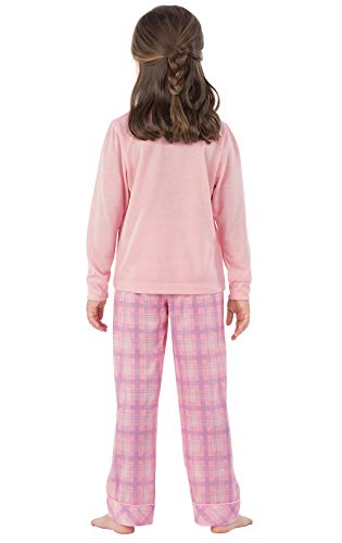 Pajamagram Pajamas For Girls - Kids Plaid Pajamas, Pink Plaid, 8 #TOP2