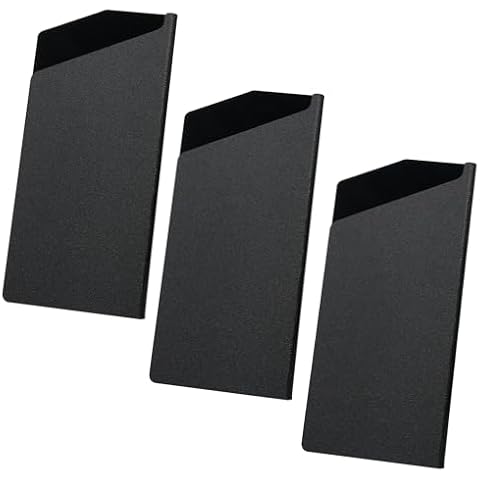 AKZYTUE 3 Pcs Universal Knife Edge Guards for 8"x2" Chef Knife, Kitchen Safety Knife Sheath Sleeves ABS Knife Cover Case Knife Blade Protectors Cover