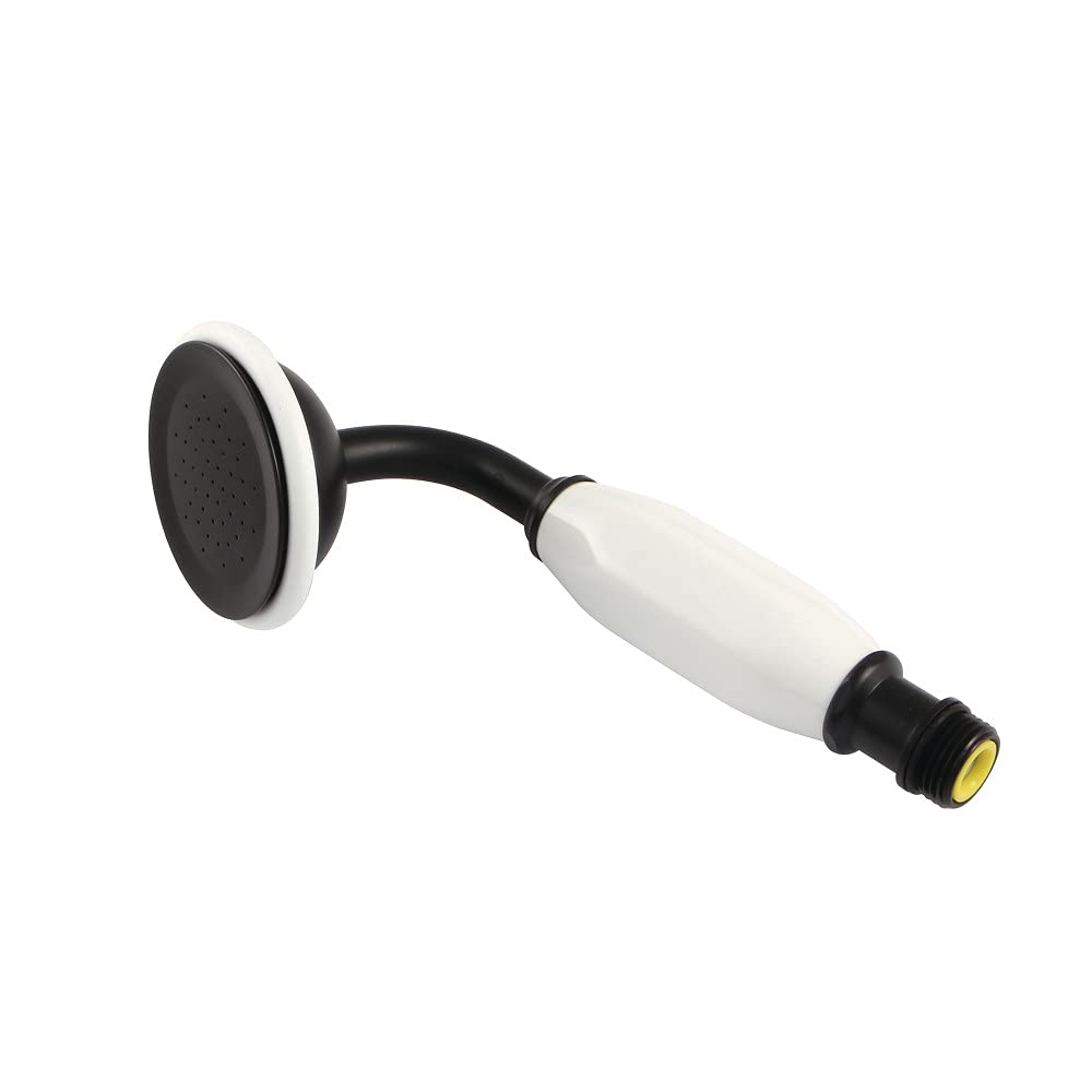 Kingston Brass K106A0 Victorian Hand Shower Head, Matte Black 6.88 x 2.56 x 2.25