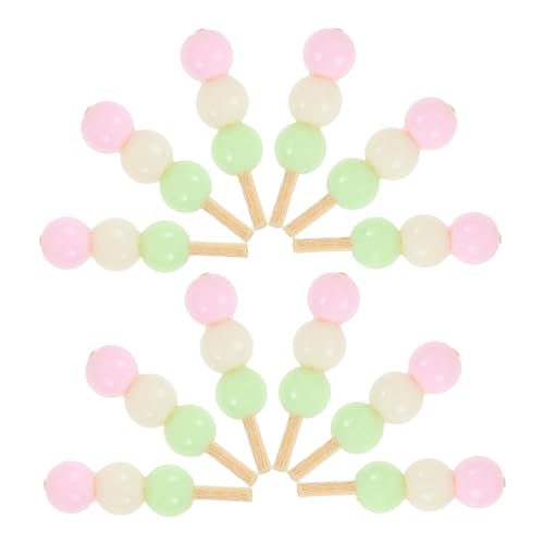 UPKOCH 10stücke Teiliges Miniatur Snack-Food Modelle Für Puppenhaus Realistische Essbare Nachbildung Von Japanischen Fischbällchen Und Reiskuchen Perfektes Zubehör Für Puppenhäuser