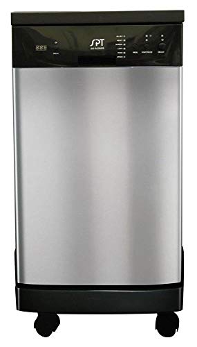 SPT SD-9241SS: Energy Star 18' Portable Dishwasher - Stainless Steel