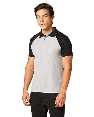 Image of INKKR Men's Regular Fit T-Shirt ((FACTORY-A11)-(XS)-L.Grey FCT11 02