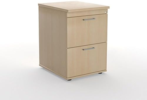 Beech Effect 2 Drawer Filing Cabinet