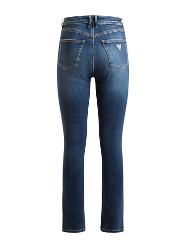 Guess, Damen Hosen Jeans, Guess 1981 Skinny, W2YA46D4Q02-CMD1,Blau Denim,...